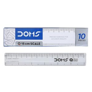 Doms scale 15 cm ( Pack of 50 pcs )