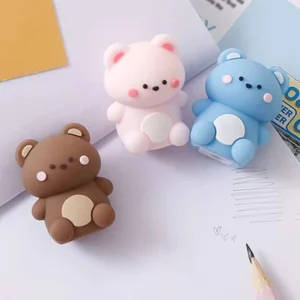 Fancy teddy Bear Sharpner Jar (60 Pcs)